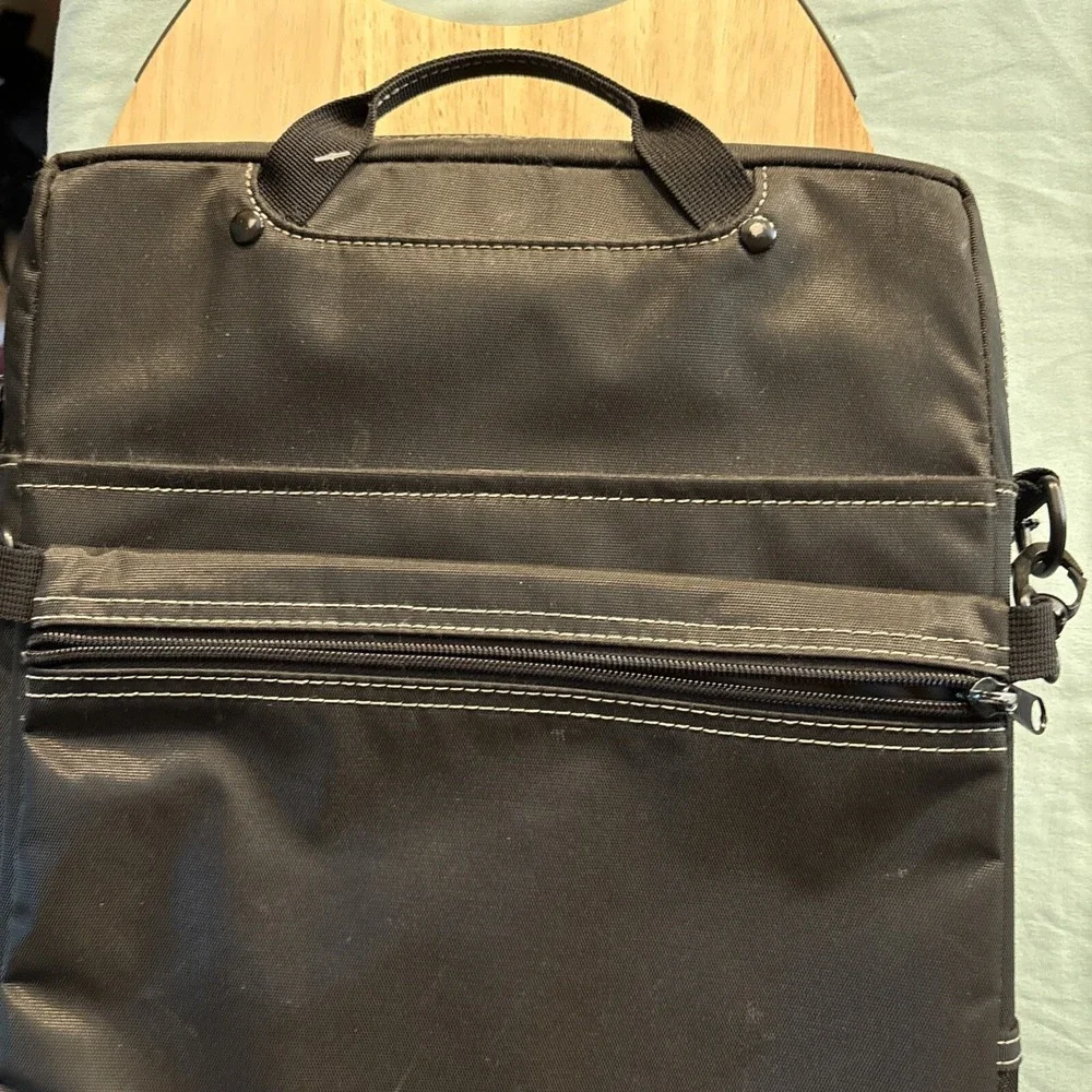 Brenthaven Laptop Bag Tablet iPad Hard Padded Travel Holder Vertical Case Black
